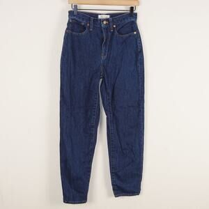 Madewell Baggy Tapered Dressler Blue Medium Wash Jeans Womens Sz 24